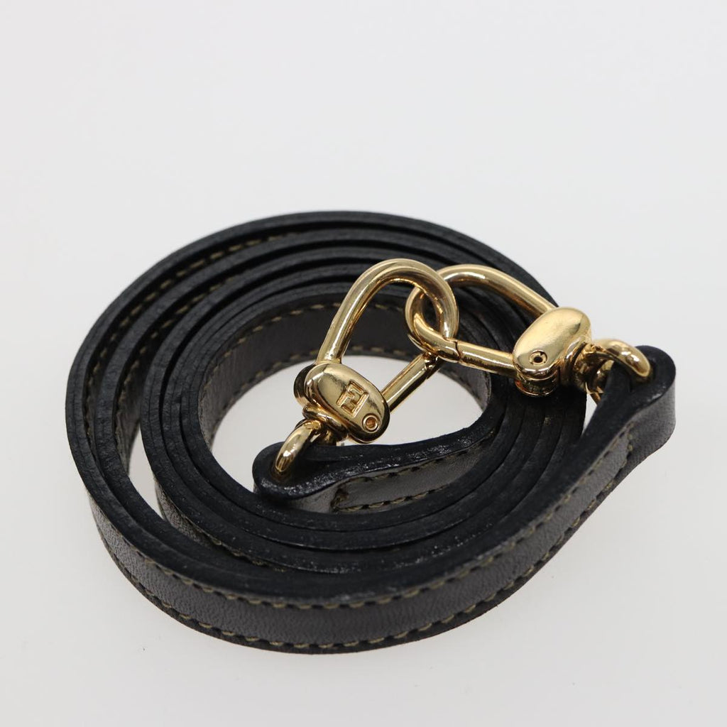 FENDI Zucca Canvas Hand Bag 2way Brown Blackar11997