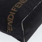 FENDI Tote Bag Canvas Blackar11998