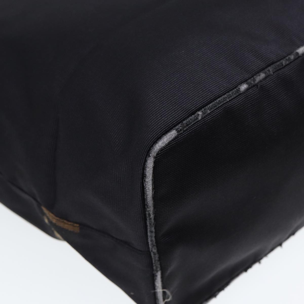 FENDI Tote Bag Canvas Blackar11998