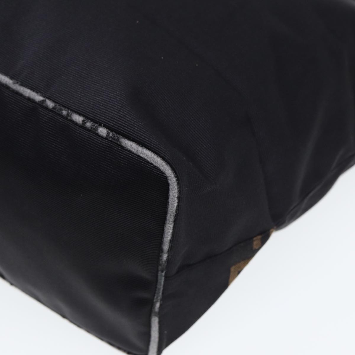 FENDI Tote Bag Canvas Blackar11998