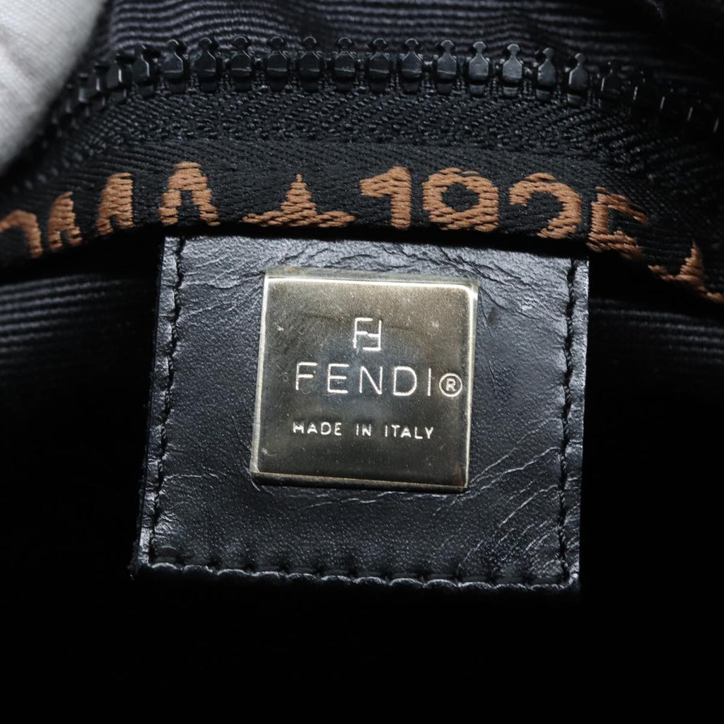 FENDI Tote Bag Canvas Blackar11998
