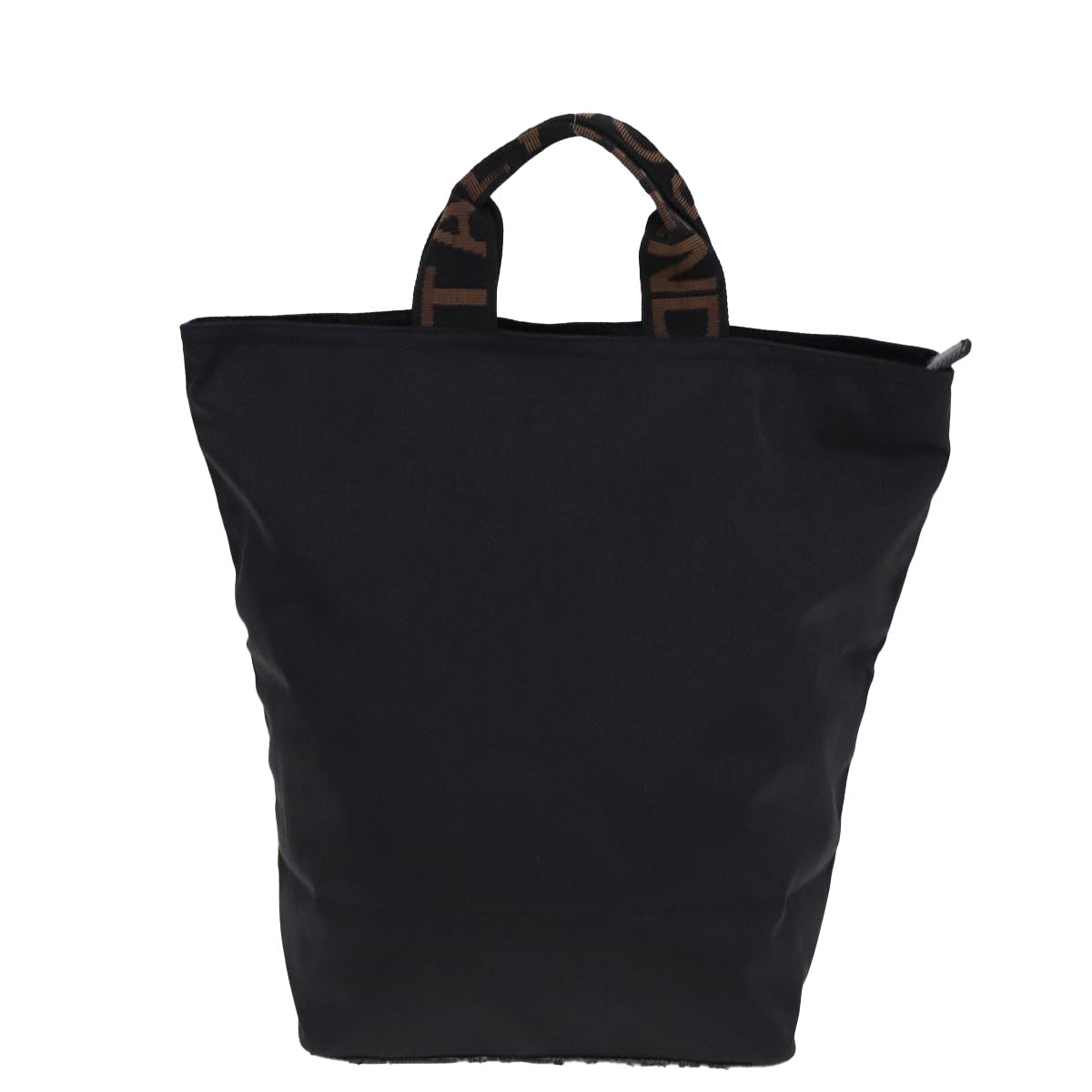 FENDI Tote Bag Canvas Blackar11998