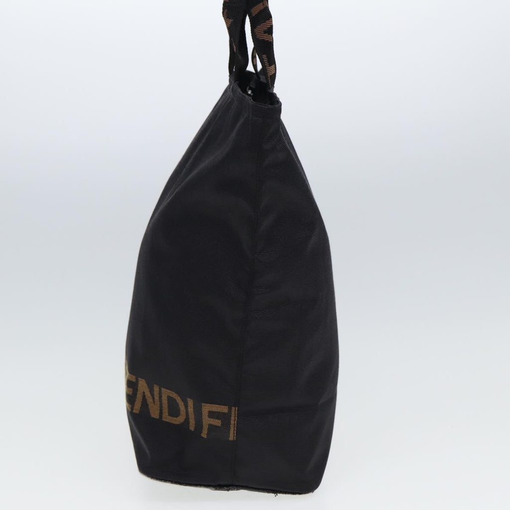 FENDI Tote Bag Canvas Blackar11998