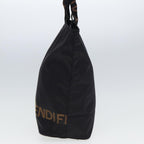 FENDI Tote Bag Canvas Blackar11998