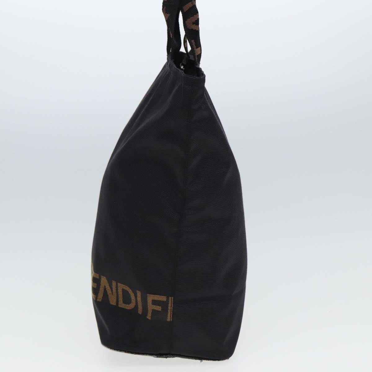 FENDI Tote Bag Canvas Blackar11998