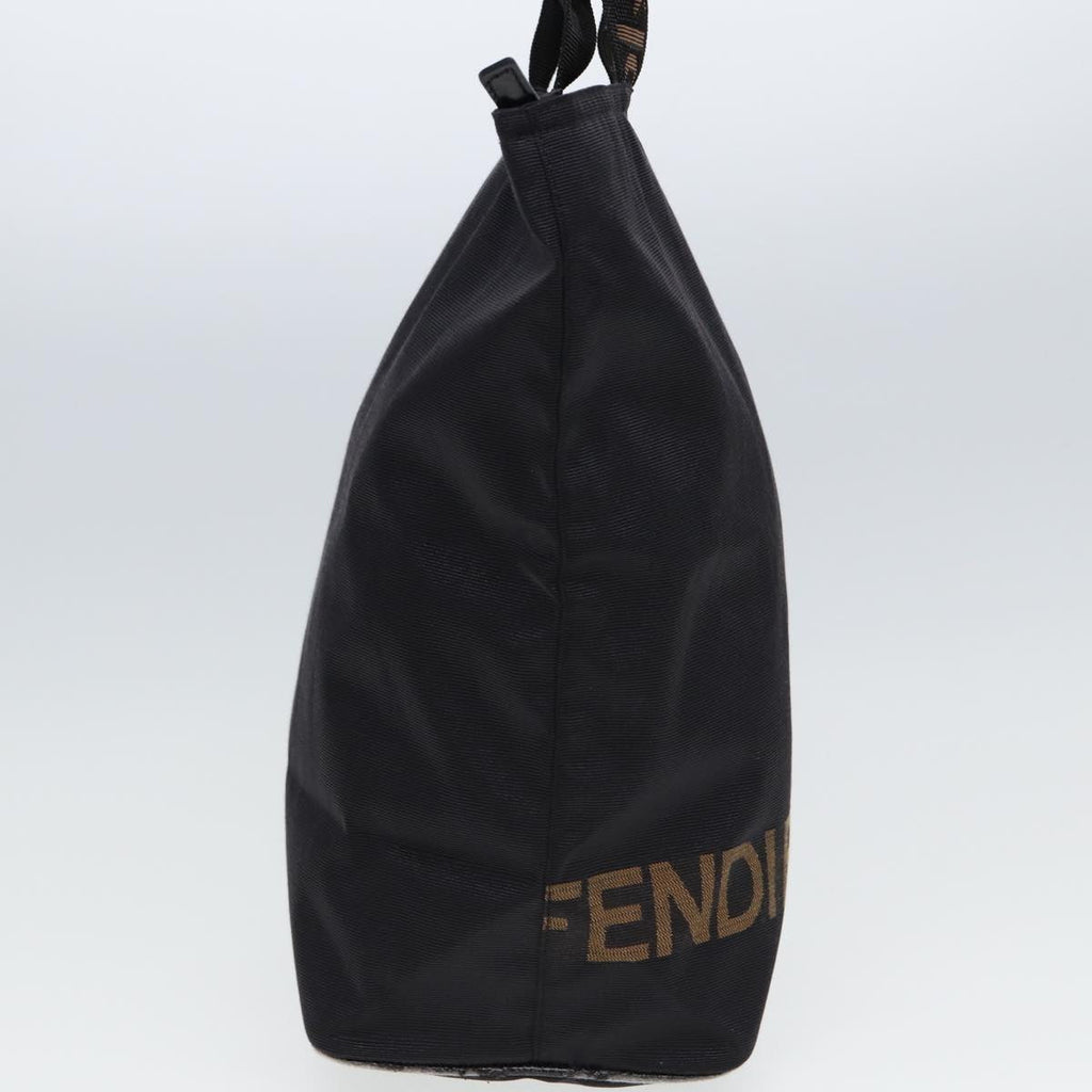 FENDI Tote Bag Canvas Blackar11998