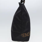 FENDI Tote Bag Canvas Blackar11998
