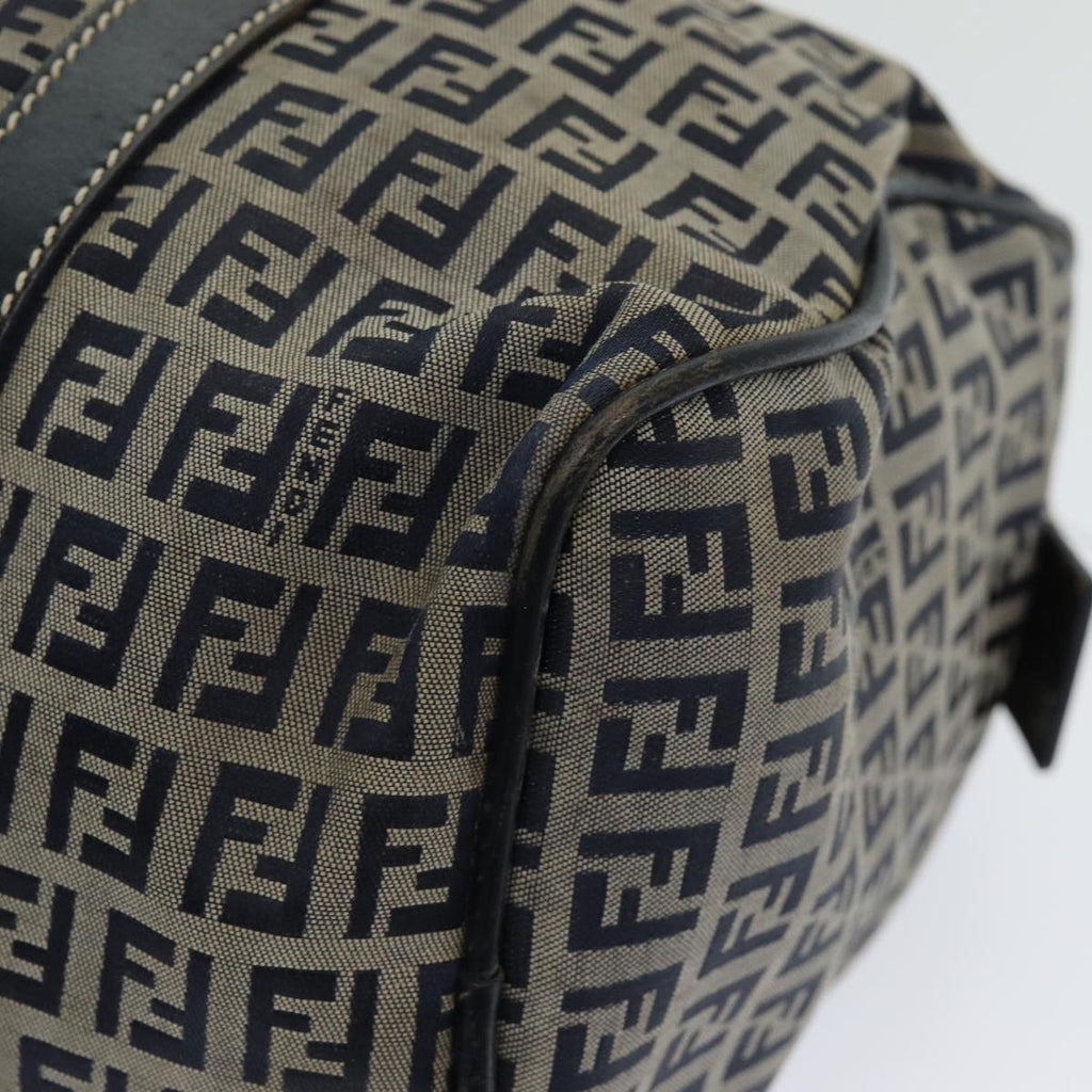 FENDI Zucchino Canvas Hand Bag Navyar12302