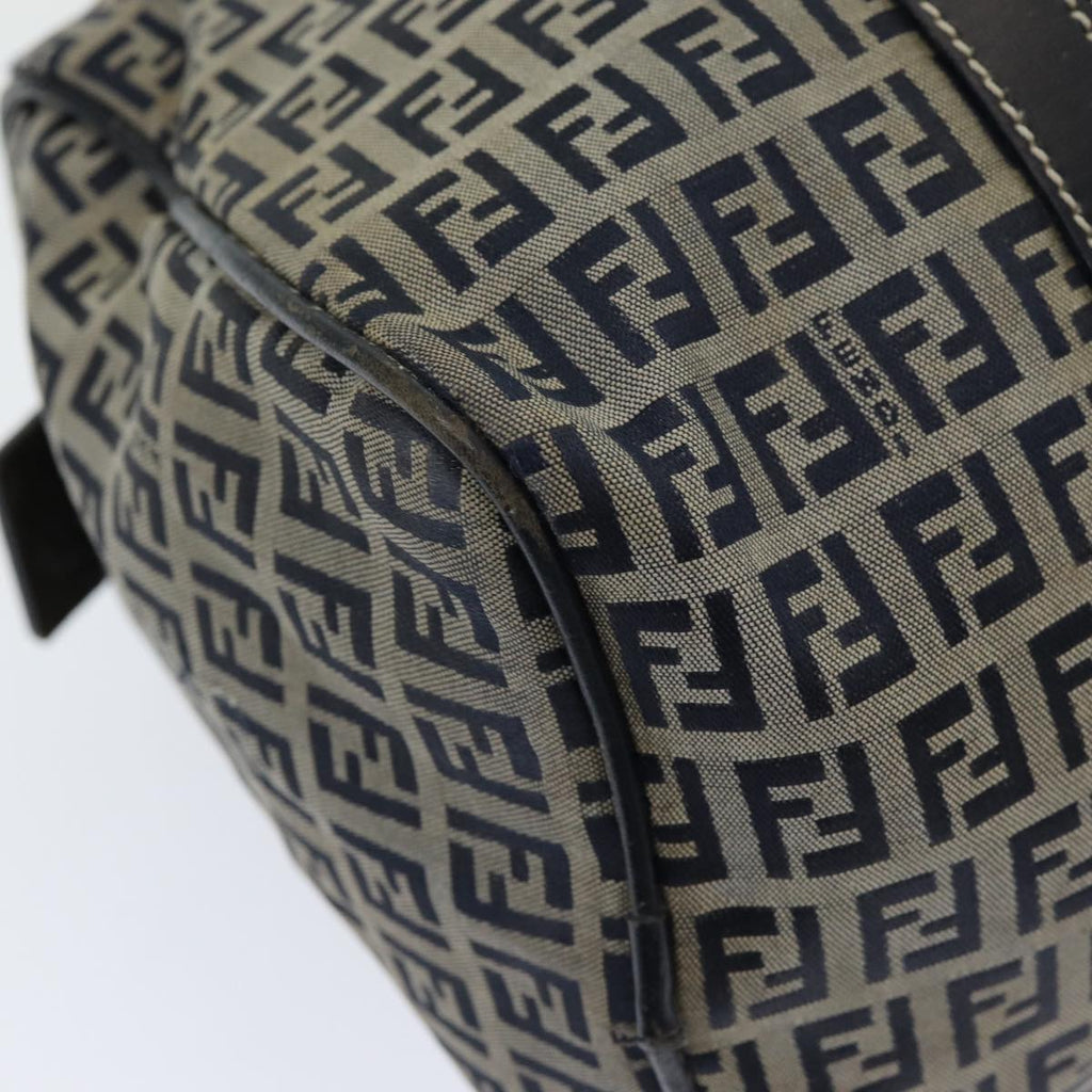 FENDI Zucchino Canvas Hand Bag Navyar12302