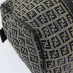 FENDI Zucchino Canvas Hand Bag Navyar12302