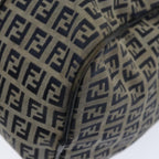 FENDI Zucchino Canvas Hand Bag Navyar12302