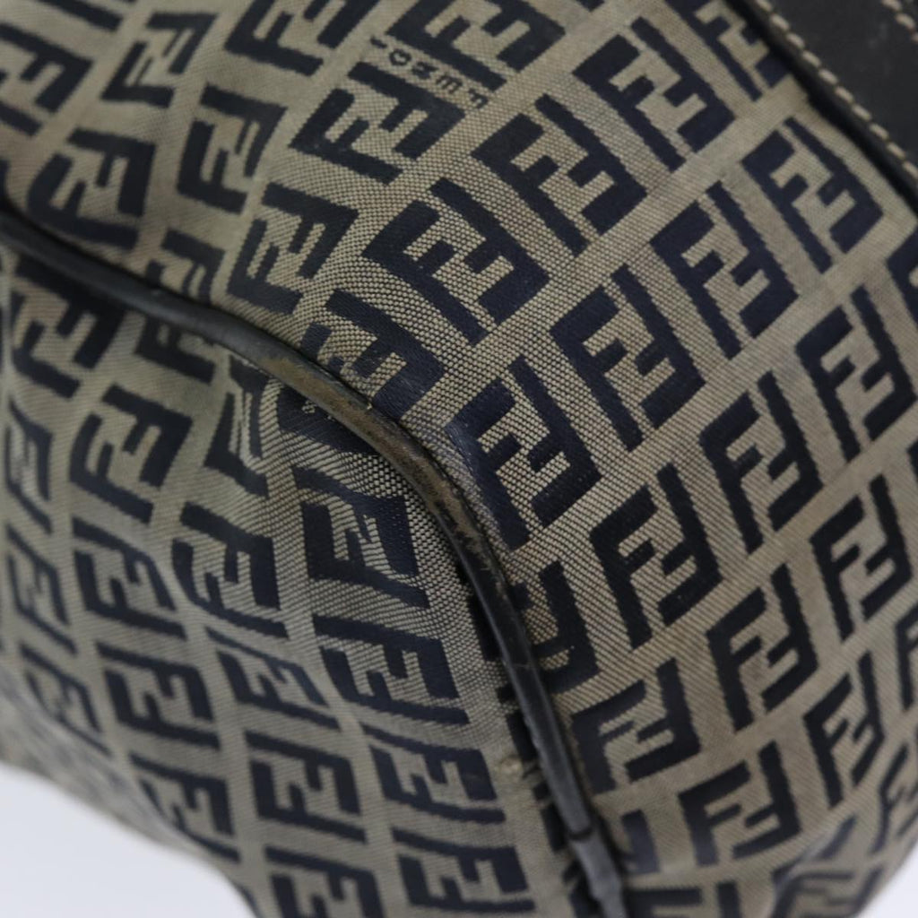 FENDI Zucchino Canvas Hand Bag Navyar12302
