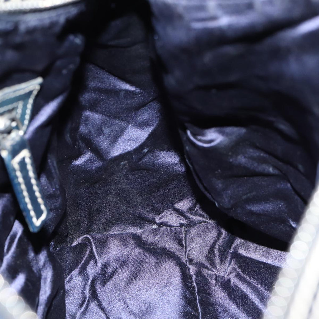 FENDI Zucchino Canvas Hand Bag Navyar12302