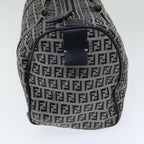 FENDI Zucchino Canvas Hand Bag Navyar12302