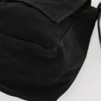 FENDI Mamma Baguette Shoulder Bag Nylon Blackar12319
