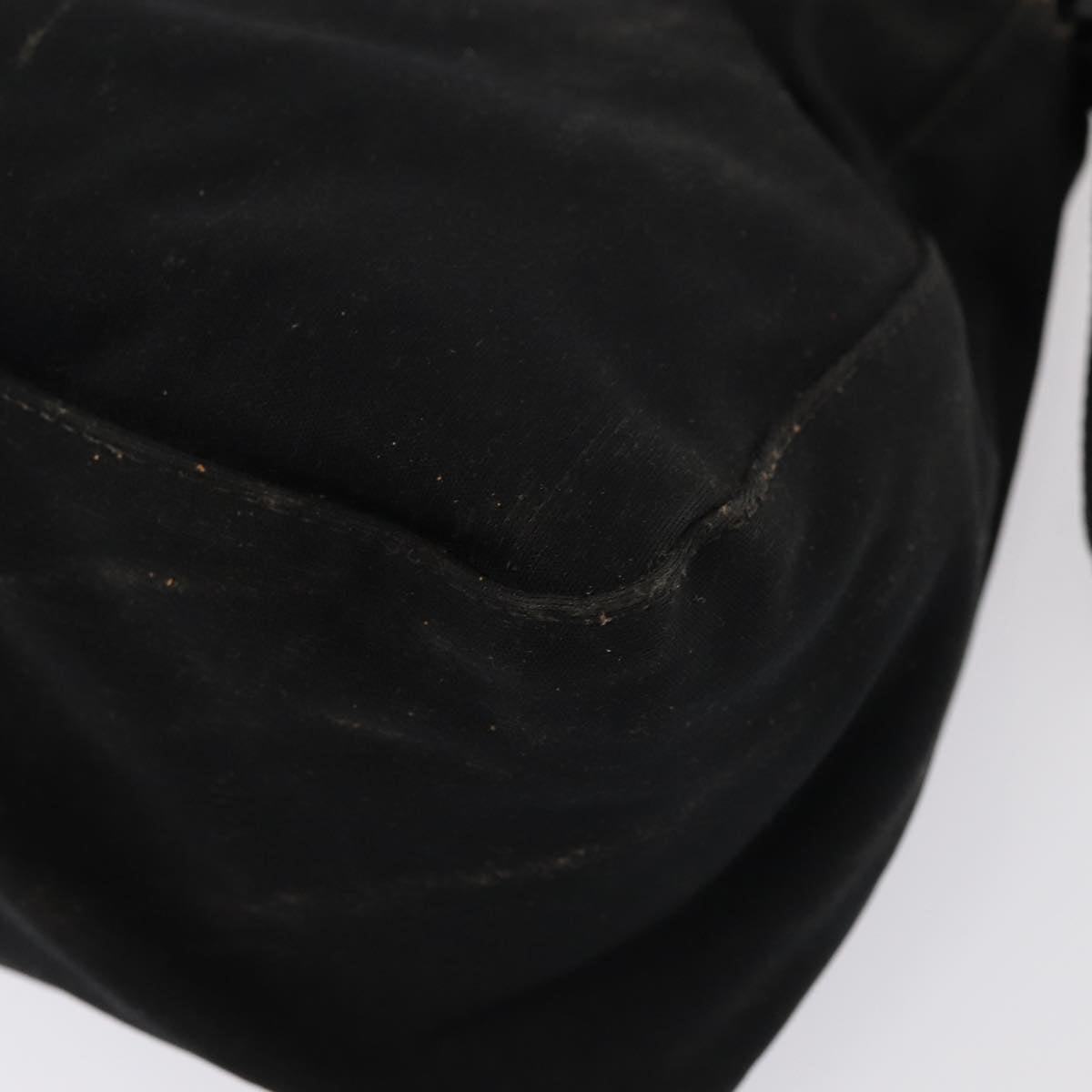 FENDI Mamma Baguette Shoulder Bag Nylon Blackar12319