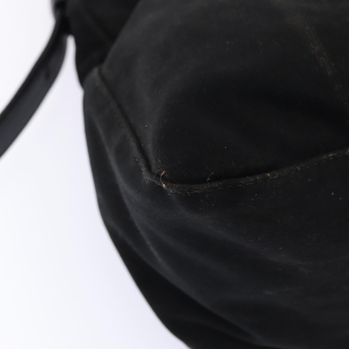 FENDI Mamma Baguette Shoulder Bag Nylon Blackar12319