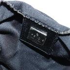 FENDI Mamma Baguette Shoulder Bag Nylon Blackar12319