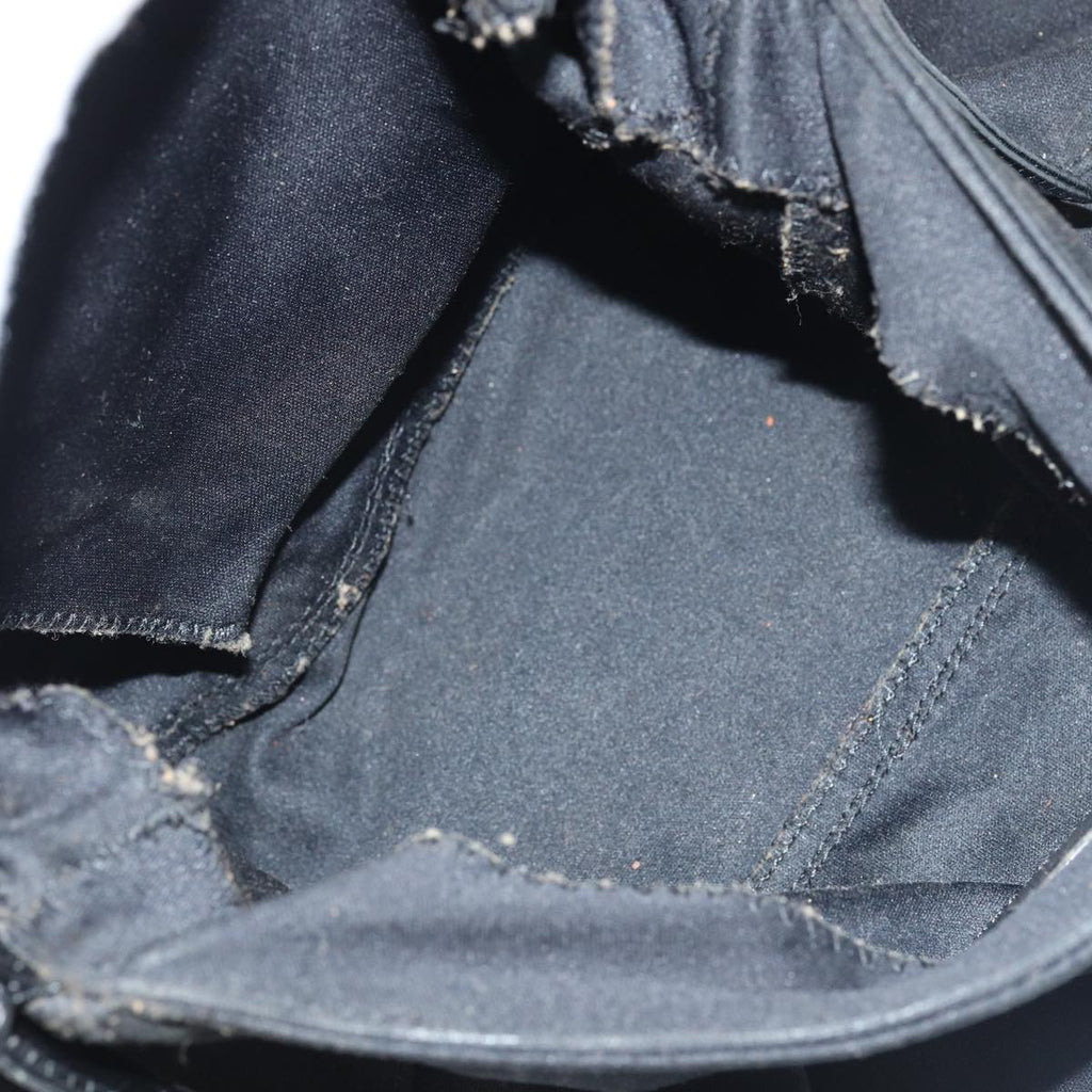 FENDI Mamma Baguette Shoulder Bag Nylon Blackar12319