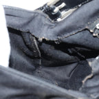 FENDI Mamma Baguette Shoulder Bag Nylon Blackar12319