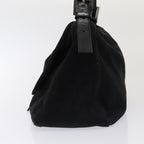 FENDI Mamma Baguette Shoulder Bag Nylon Blackar12319