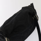 FENDI Mamma Baguette Shoulder Bag Nylon Blackar12319