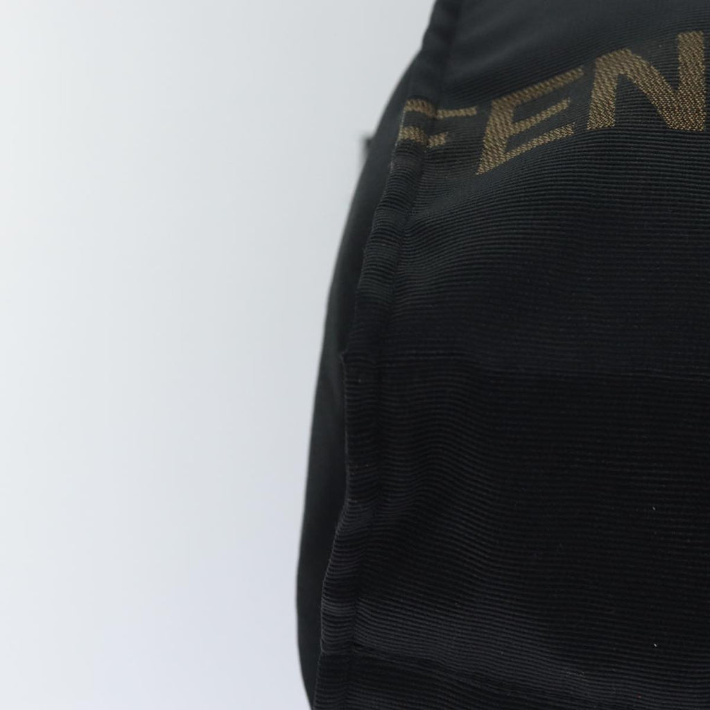 FENDI Tote Bag Nylon Black Goldar12397