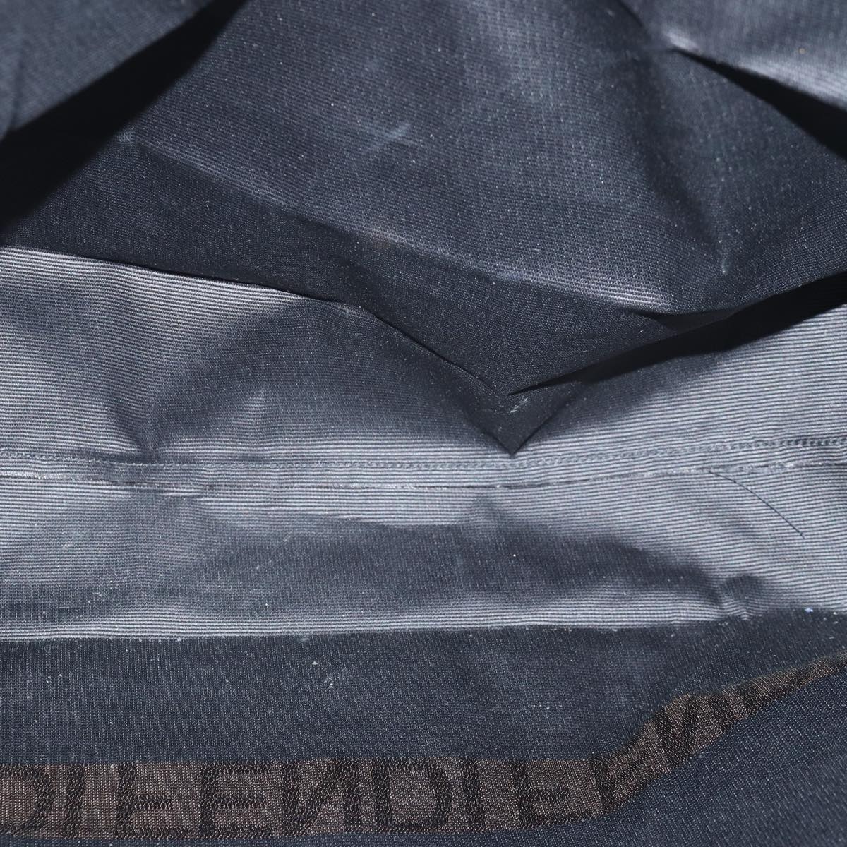 FENDI Tote Bag Nylon Black Goldar12397
