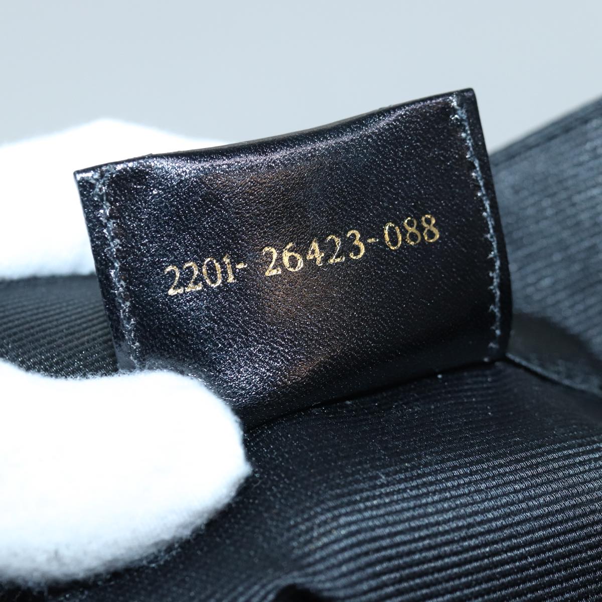 FENDI Tote Bag Nylon Black Goldar12397