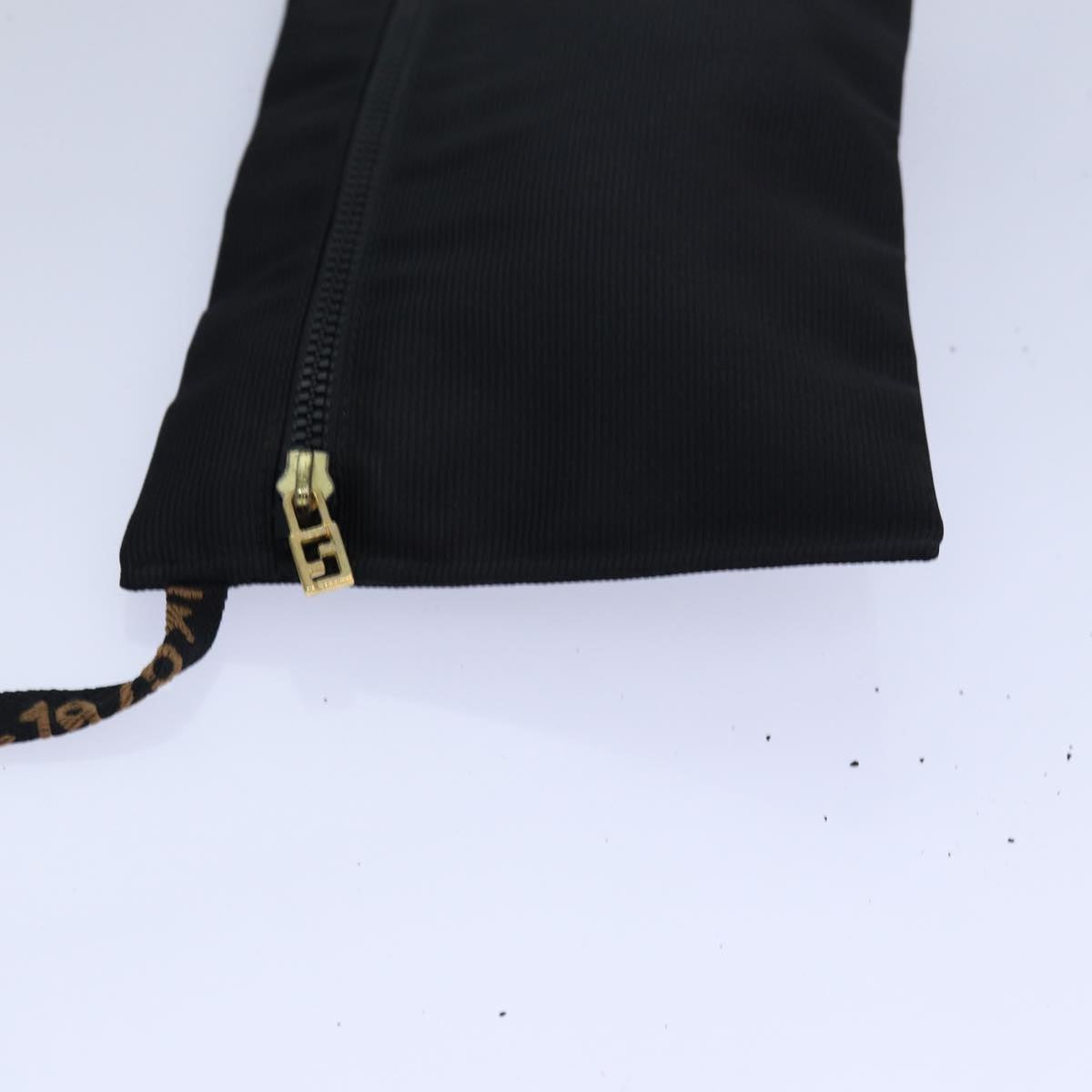 FENDI Tote Bag Nylon Black Goldar12397