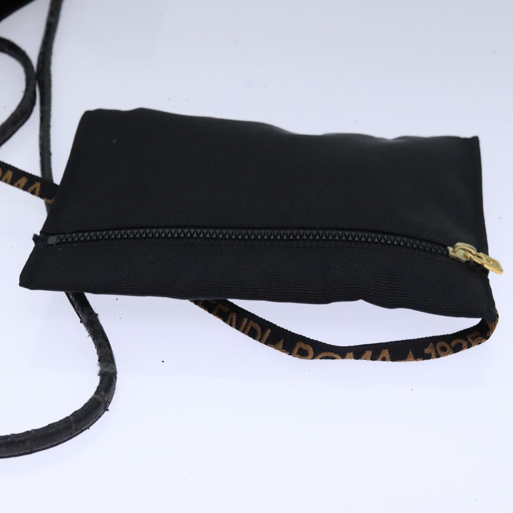 FENDI Tote Bag Nylon Black Goldar12397