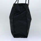 FENDI Tote Bag Nylon Black Goldar12397