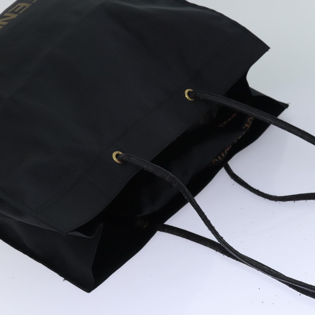 FENDI Tote Bag Nylon Black Goldar12397