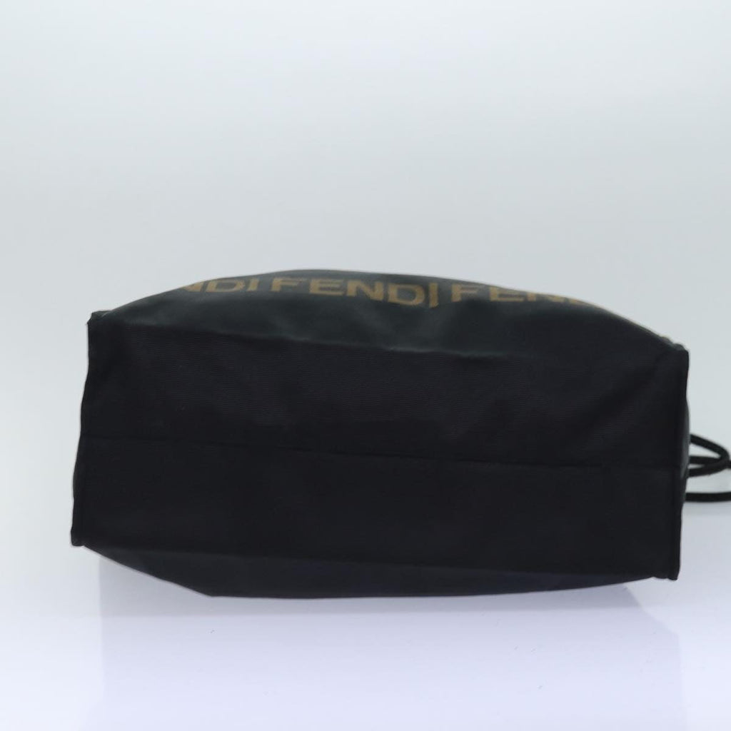 FENDI Tote Bag Nylon Black Goldar12397