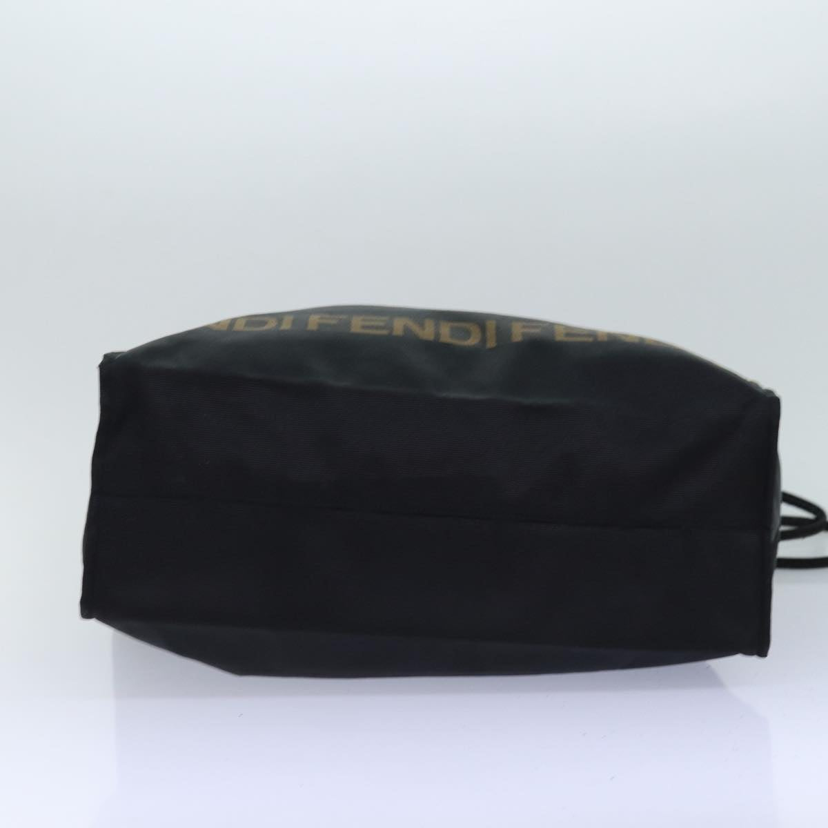 FENDI Tote Bag Nylon Black Goldar12397