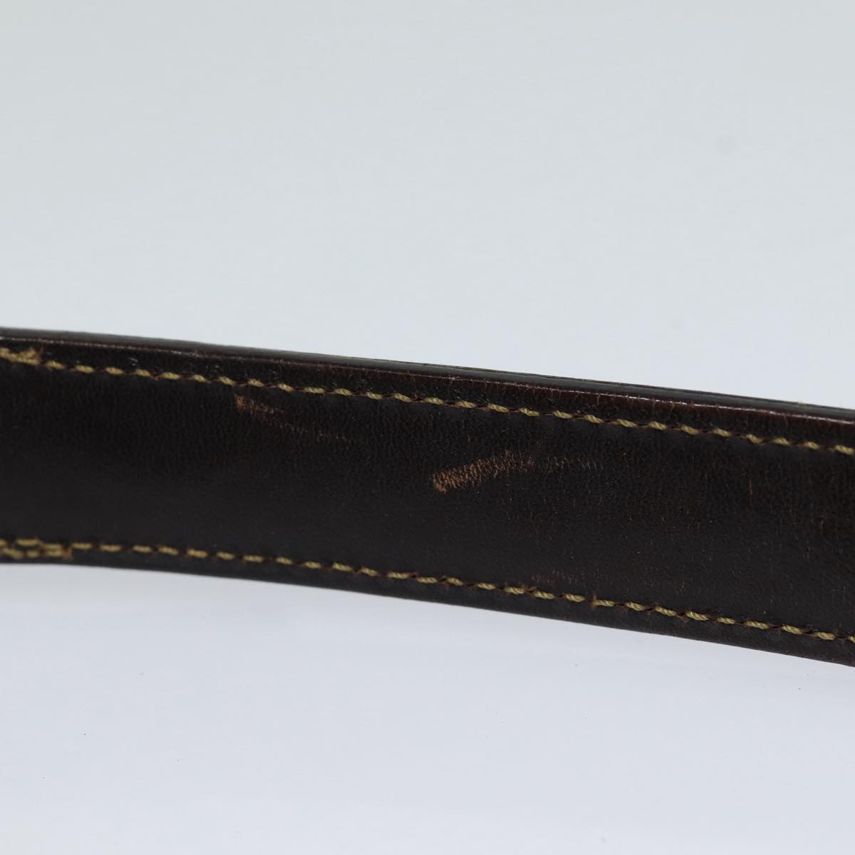 FENDI Zucca Canvas Shoulder Bag Brown Black goldar12413