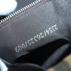 FENDI Zucca Canvas Mamma Baguette Shoulder Bag Brown Black Silverar12486