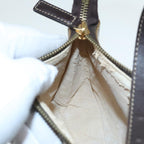 FENDI Zucchino Canvas Hand Bag Brown Goldar12553