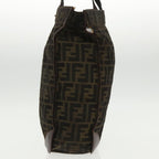 FENDI Zucca Canvas Tote Bag Brown Blackar12642