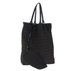 FENDI Zucchino Canvas Tote Bag Brownar12959