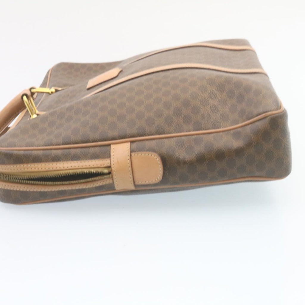 CELINE Macadam Canvas Hand Bag Brown  ar6250