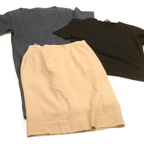 CELINE Skirt Dress Short-Sleeved T-Shirt 3Set  ar6278