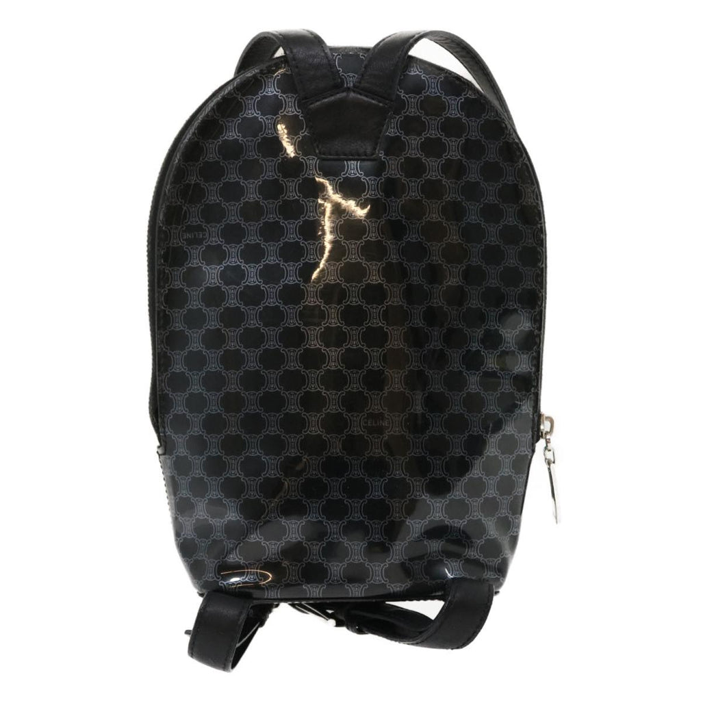 CELINE Macadam Backpack Vinyl Black  ar6749