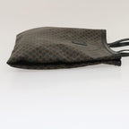 CELINE Macadam Canvas Tote Bag PVC Leather Black Brown  ar6808