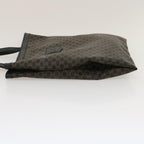 CELINE Macadam Canvas Tote Bag PVC Leather Black Brown  ar6808