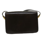 CELINE Horse Carriage Shoulder Bag Leather Brown  ar7057