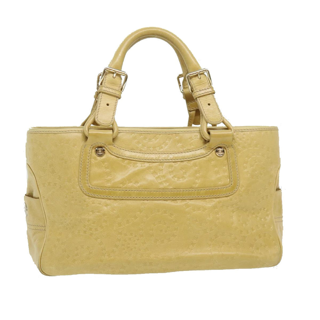 CELINE Boogie Bag Shoulder Bag Leather Beige  ar7127
