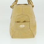 CELINE Boogie Bag Shoulder Bag Leather Beige  ar7127