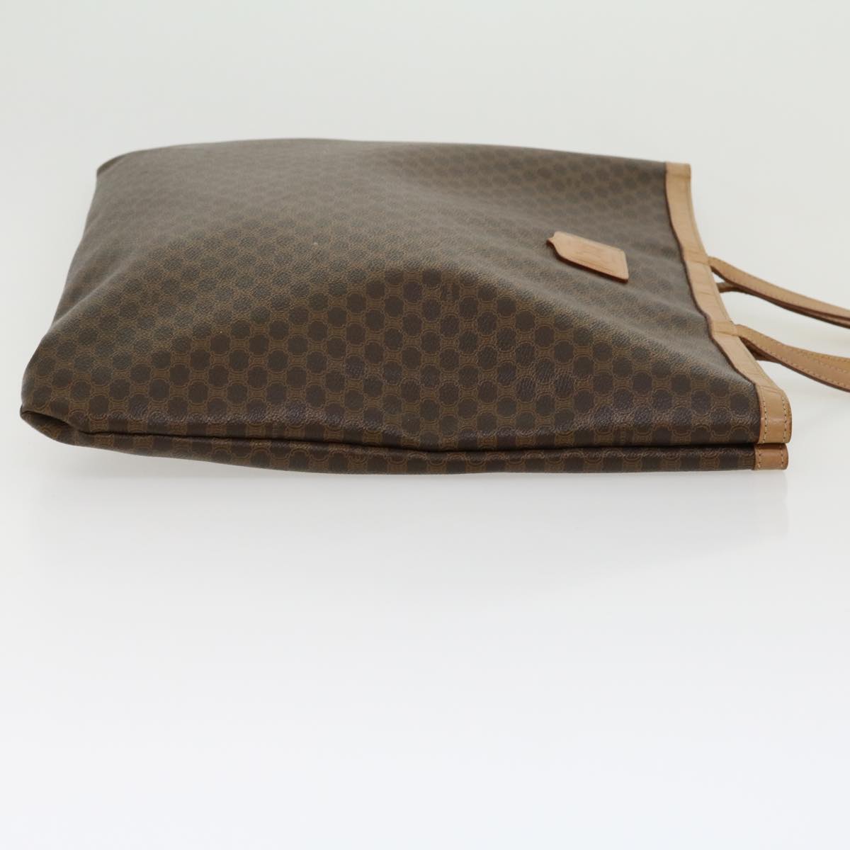 CELINE Macadam Canvas Tote Bag Brown  ar7191