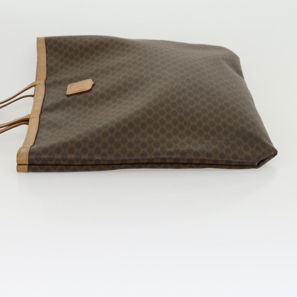 CELINE Macadam Canvas Tote Bag Brown  ar7191